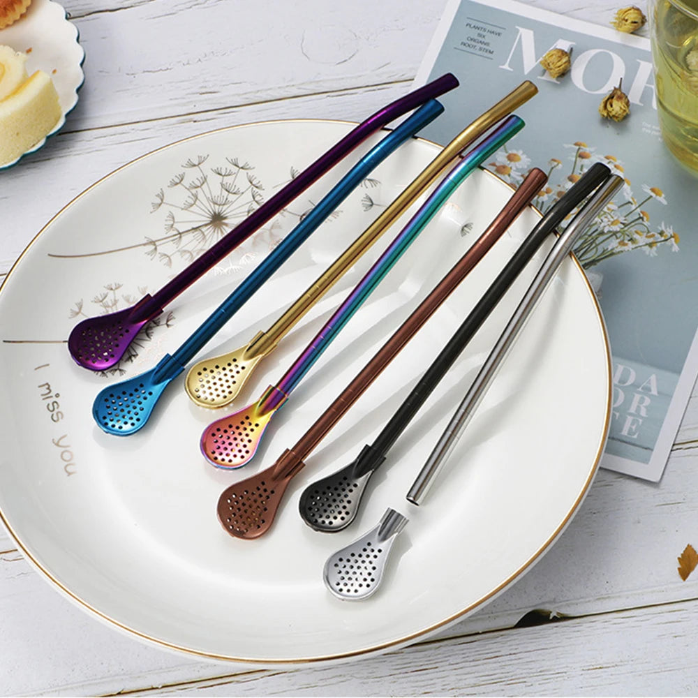 Colorful Stainless Steel Straws