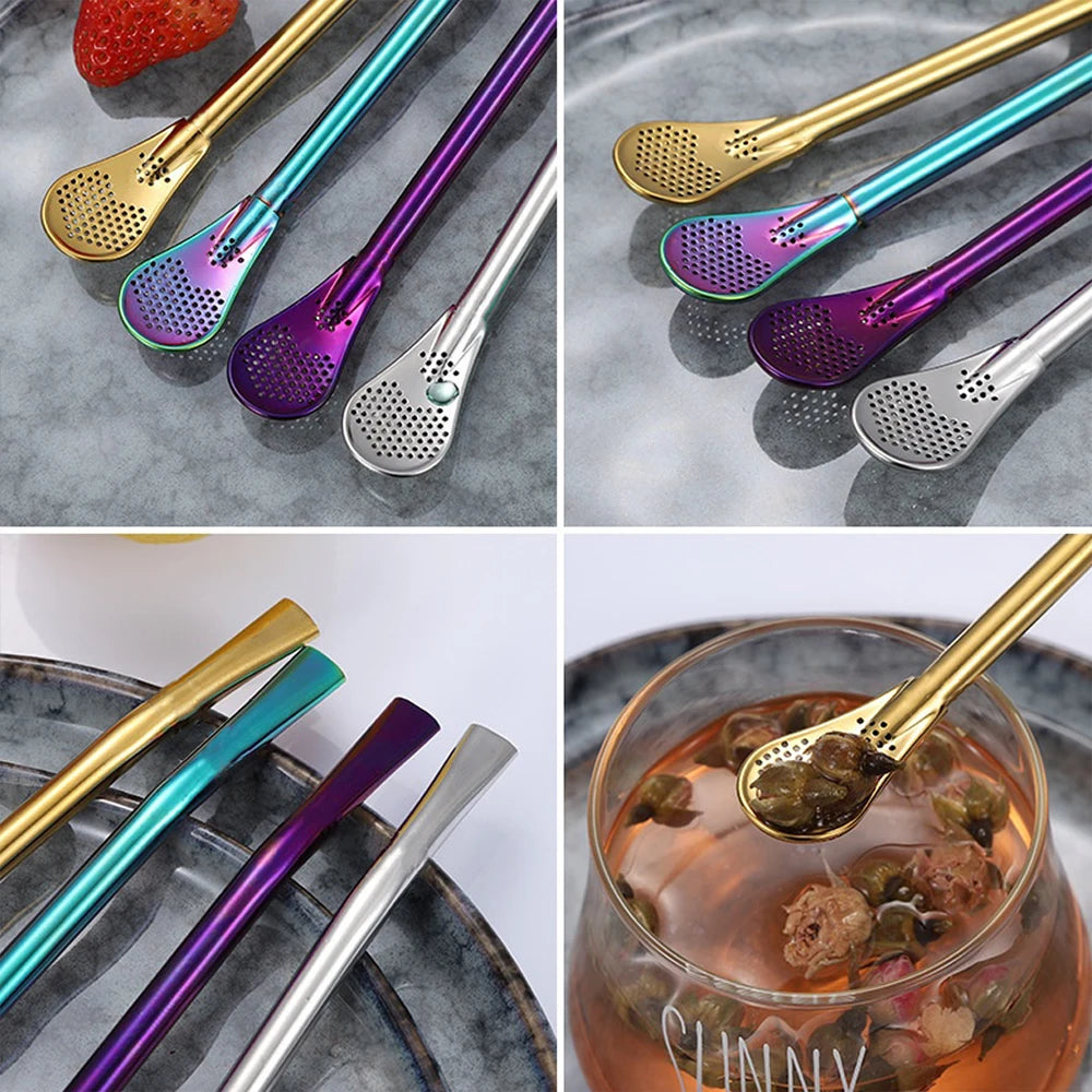 Colorful Stainless Steel Straws