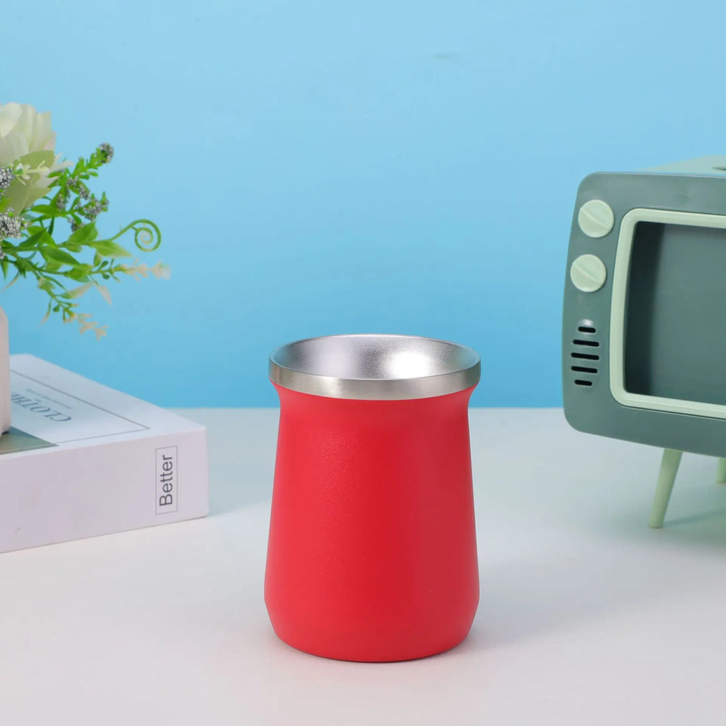 Colors Painted Steel Yerba Mate Cup