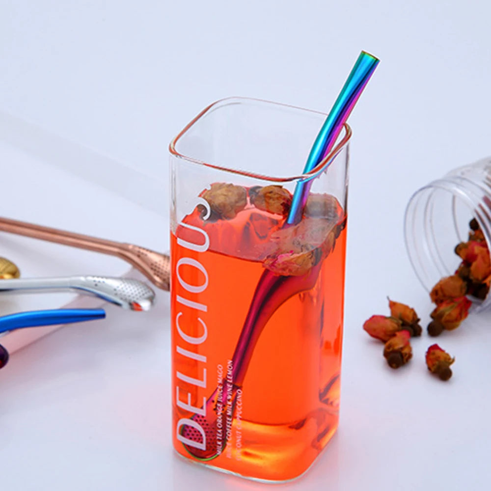 Colorful Stainless Steel Straws